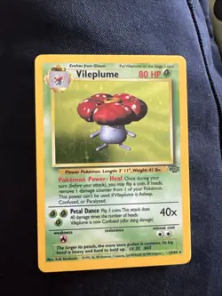 Pokemon TCG | Vileplume Holo Rare 15/64 Jungle Unlimited | LP/NM - Image 1