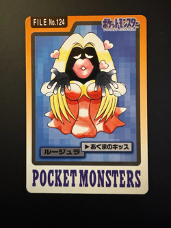 Jynx File 124 Pokemon Bandai Carddass Pocket Monsters 1997 Japanese - Image 1
