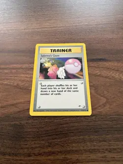 Pokemon Sabrina's Gaze Gym Heroes Trainer #125/132 Regular Common Wizards 2000 - Image 2