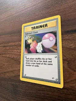 Pokemon Sabrina's Gaze Gym Heroes Trainer #125/132 Regular Common Wizards 2000 - Image 4