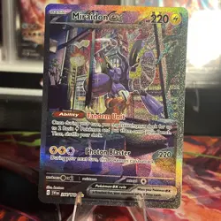Miraidon ex 244/198 Scarlet & Violet Full Art Holo 220 HP 220 Attack Pokemon TCG - Image 1