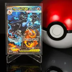 Mega Charizard X ex 125/094 SIR ME02: Phantasmal Flames Pokemon TCG NEAR MINT - Image 1