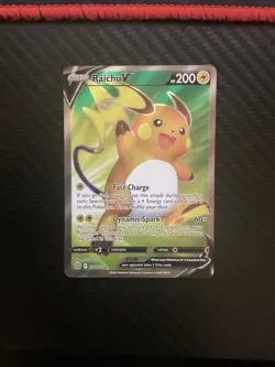Raichu V 158/172 Ultra Rare Brilliant Stars Pokemon TCG Near Mint NM - Image 1