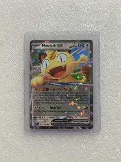 8 X Pokemon TCG Meowth EX 62/88 Double Rare Perfect Order - Image 1