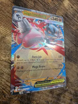 Mega Lucario EX 77/132 - Pokemon Mega Evolution TCG - Near Mint - Image 4