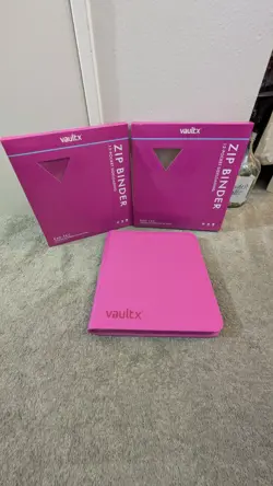 1st Edition | Vault X ME2 12 Pocket Binder (Phantasmal Flames) Pokemon Binder - Image 1