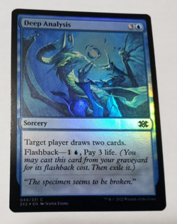 MTG Deep Analysis 044 2X2 Double Masters 2022 Foil Common NM x1 - Image 1