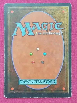 Magic The Gathering REVISED EDITION MANA SHORT blue card MTG - Image 2