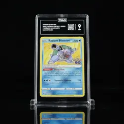 Radiant Blastoise 018/078 TAG 9 Mint Pokemon Go - Image 1