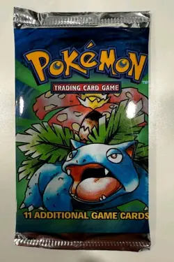 1999 Pokemon Base Set Sealed Pack Venasaur - Image 1