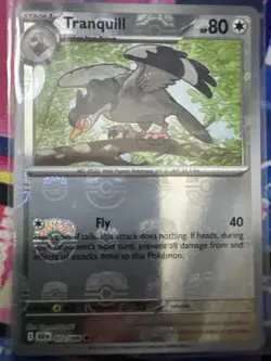 Tranquill 2025 Pokemon Black Bolt BLK 072/086 Common Master Ball Pattern Holo - Image 1