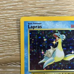 Pokemon TCG Lapras Holo Rare Fossil Unlimited 10/62 WOTC MP - Image 2