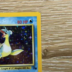 Pokemon TCG Lapras Holo Rare Fossil Unlimited 10/62 WOTC MP - Image 3