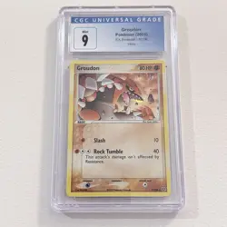 Pokemon TCG - Groudon Reverse Holo Stamped 5/106 Ex Emerald CGC 9 Mint - Image 1