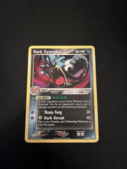 Pokemon TCG 2004 Dark Gyarados 36/109 Team Rocket Returns Uncommon - lite play - Image 1