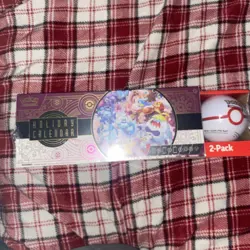 Pokemon TCG 2025 Holiday Advent Calendar 2-Pack New Sealed - IN HAND ONE SET - Image 1