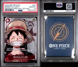 PSA 10 - Monkey.D.Luffy P-001 - One Piece Premium Collection 25th Anniversary - Image 1