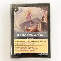 And Then Along Came Zeus 195/204 Into the Inklands Disney Lorcana Foil NM - Image 1
