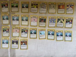 Vintage Pokemon TCG Trainer Card Lot ~25 Cards Bundle LP 1990s Base/Gym - Image 1