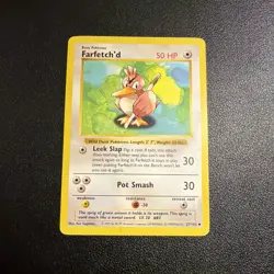 Farfetch'd Shadowless 27/102 Base Set Pokemon Card - Image 1
