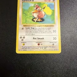 Farfetch'd Shadowless 27/102 Base Set Pokemon Card - Image 3