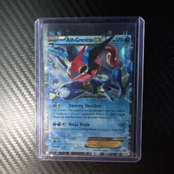 Pokemon Ash-Greninja EX Promo Holo XY XY133 Basic 170 HP Ninja Blade Card - Image 1