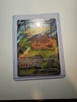 Pokemon TCG Charizard v SWSH260 Sword & Shield Promo Card Near Mint Condition - Image 1