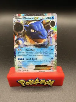Blastoise EX XY30 NM NEAR MINT Holo Black Star Promo Rare XY 2014 Pokemon Card - Image 1