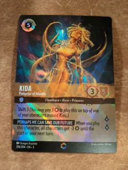 Lorcana Kida - Protector of Atlantis (Alternate Art) NM Holofoil - Image 1