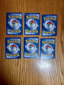 Damaged Southern Islands Vintage Pokemon 6 Card Lot - Image 2