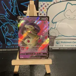 Hisuian Typhlosion V SWSH237 Black Star Promo Pokemon TCG NM Card - Image 1