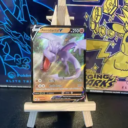 Aerodactyl V Ultra Rare 092/196 SWSH11 Pokemon Lost Origin Pokemon TCG Card NM - Image 1