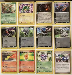 Vintage Pokemon E-reader Card Lot Of 12 Various Sets Rares Non-holo 2003-2007 - Image 1