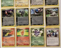 Vintage Pokemon E-reader Card Lot Of 12 Various Sets Rares Non-holo 2003-2007 - Image 3