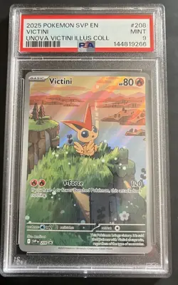 Victini 208 Sv: Scarlet & Violet Promo Cards Holo PSA 9 RegradeUU Pokemon - Image 1