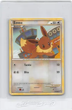 EEVEE 47/90 - Non Holo - common - Undaunted - 2010 Pokemon CARD - LP/MP - Image 1