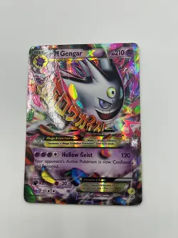 Pokemon M Gengar EX XY166 XY Full Art Promo Holo Mega 210 HP Card 2016 - Image 1