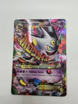 Pokemon M Gengar EX XY166 XY Full Art Promo Holo Mega 210 HP Card 2016 - Image 5