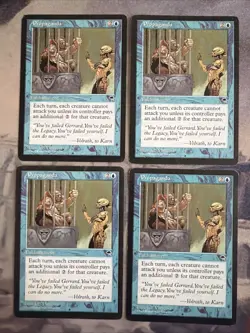 4x Propaganda- Tempest- MP- Mtg Magic The Gathering Cards- Playset - Image 1