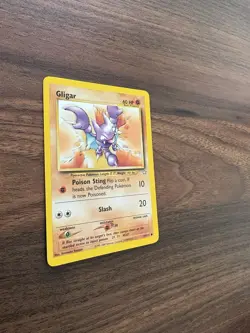 Pokemon TCG Gligar Neo Genesis Card 59/111 Regular Common LP - Image 3