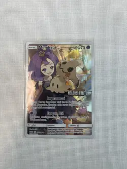 Pokemon Mimikyu SM-P Promo Full Art Holo Card 176/SM-P Basic Psychic - Image 1