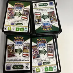 300+ Pokemon TCG Live Online Code Cards Bulk Lot UNUSED - Image 2
