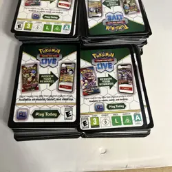 300+ Pokemon TCG Live Online Code Cards Bulk Lot UNUSED - Image 4