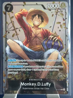 Monkey.D.Luffy (Tin Pack Set Vol. 2) P-075 One Piece Promotion Cards Foil - Image 1