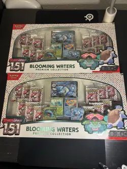 Pokemon TCG Scarlet & Violet 151 Blooming Waters Premium Collection - Lot of 2 - Image 1
