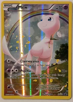 Mew XY110 - XY Black Star Promo Holo Foil Full Art Pokemon Card - Image 1