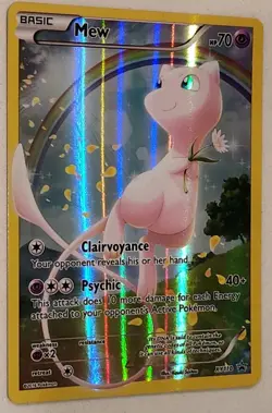 Mew XY110 - XY Black Star Promo Holo Foil Full Art Pokemon Card - Image 2