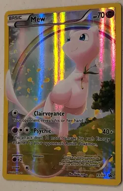 Mew XY110 - XY Black Star Promo Holo Foil Full Art Pokemon Card - Image 3