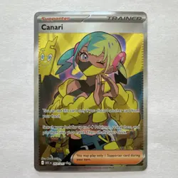 Pokemon Canari Full Art Rare Trainer-Supporter Holo Card 257/217 ASC CN - Image 1