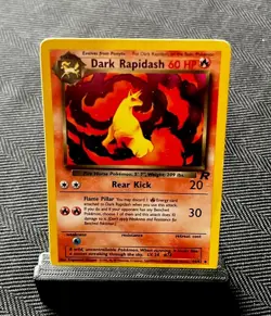 Dark Rapidash 2000 Team Rocket 44/82 TCG Pokemon Card - Image 1